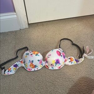 Victoria's Secret White Floral Bra Accessory